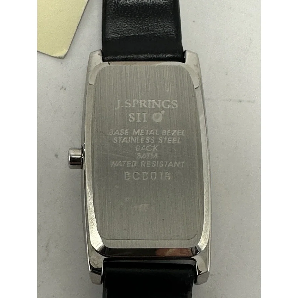 J. Springs Ladies SII Tank Watch BCB018 New Battery‎ 18MM 7